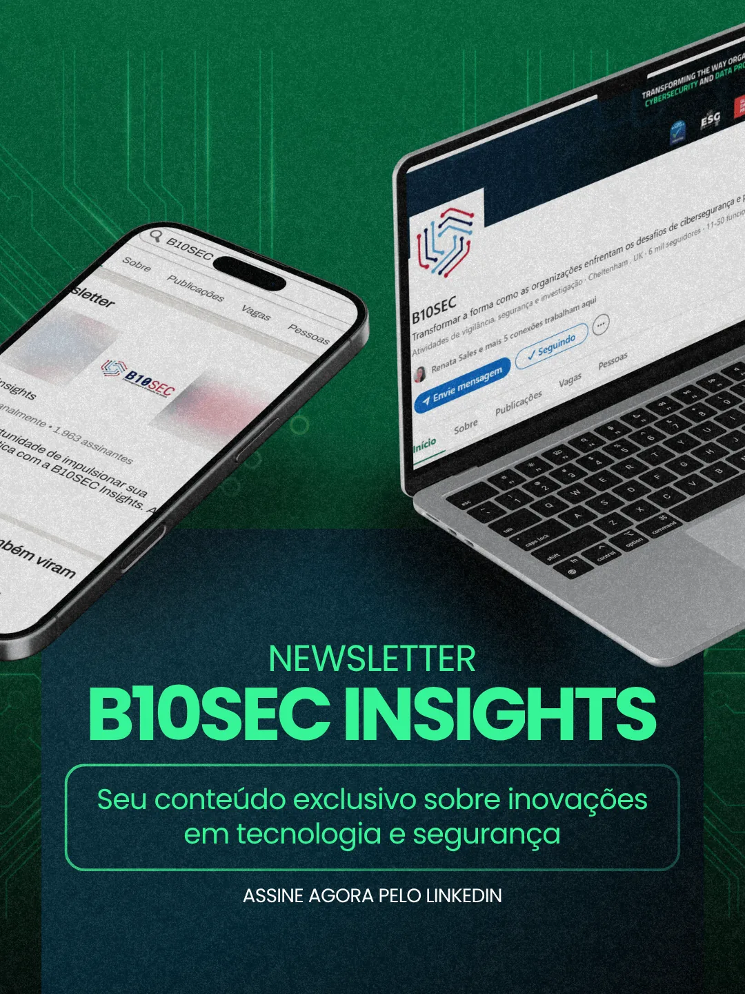 Newsletter B10SEC Insights no LinkedIn
